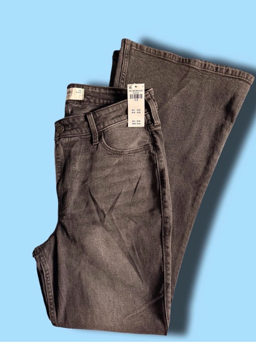 Hollister Women’s Black High-Rise Flare Jean